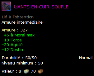 Gants en cuir souple