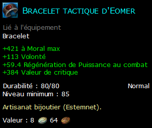 Bracelet tactique d'Eomer