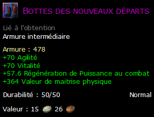 Bottes des nouveaux départs