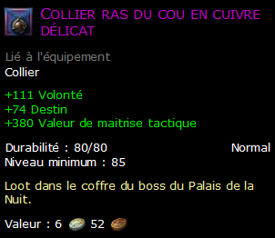Collier ras du cou en cuivre délicat